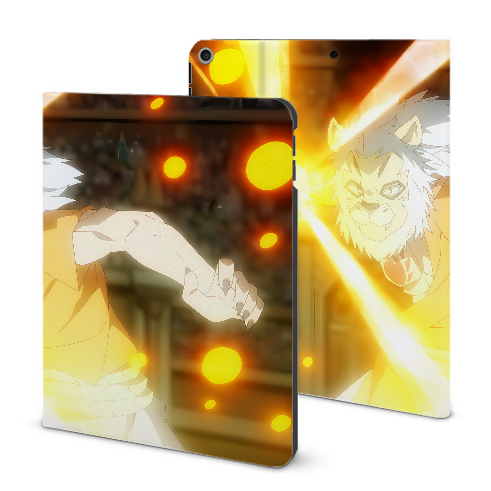 （画像用） 転スラ Regarding Reincarnated to Slime IPad ケース ブック型 PUレザー TPU 耐衝撃 軽量 薄型 ペン収納なし 全面保護 IPad 各モデル対応
